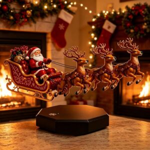Trineo flotante papá Noel