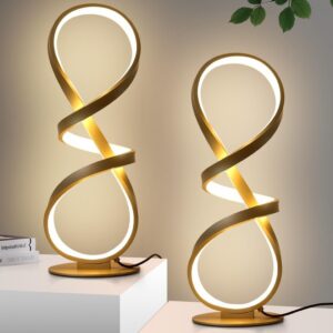 Lampara de Mesa diseño Espiral LED
