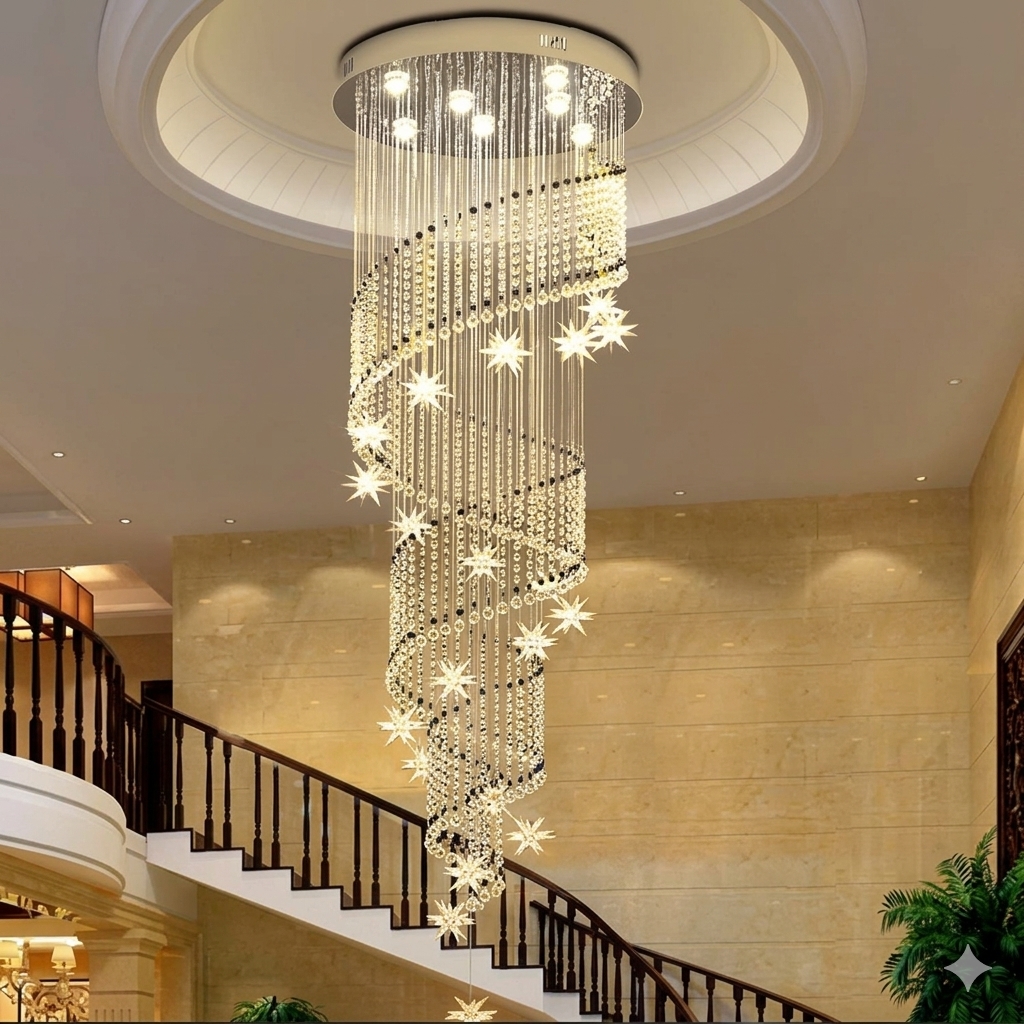 Lampara diseño Estrellas tipo LED