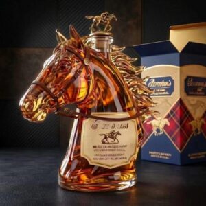 Botella decorativa cabeza Caballo